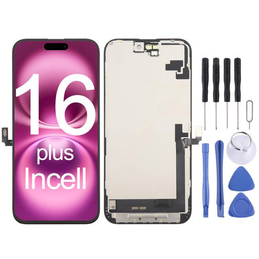 Per iPhone 16 Plus HD+ incell Screen con digitalizzatore assemblaggio completo, For iPhone 16 Plus(HD+ incell)