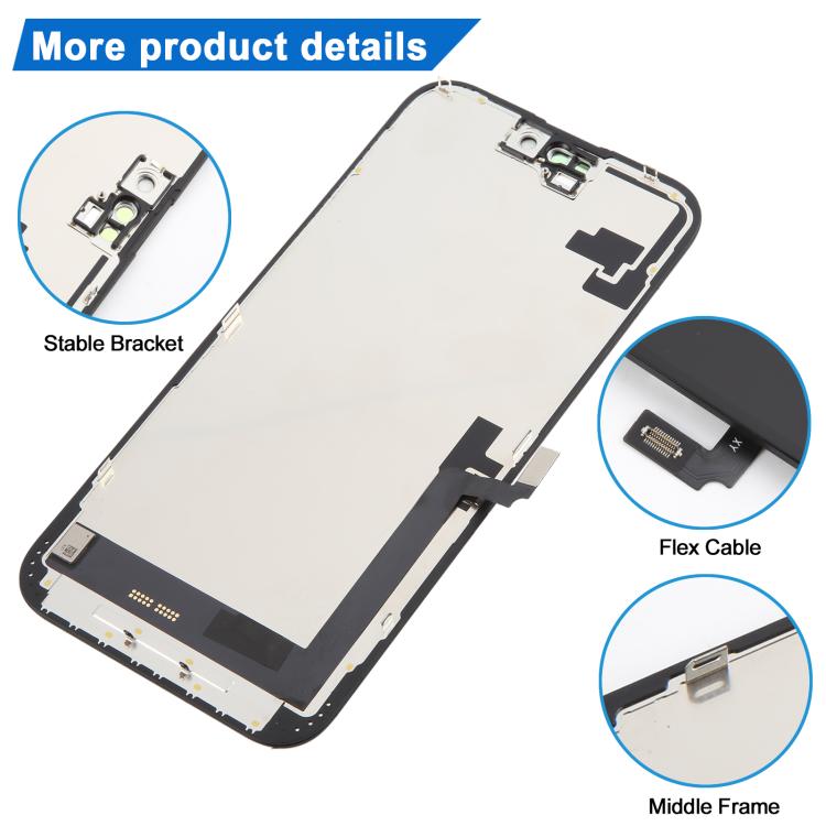 Per iPhone 16 Plus HD+ incell Screen con digitalizzatore assemblaggio completo, For iPhone 16 Plus(HD+ incell)