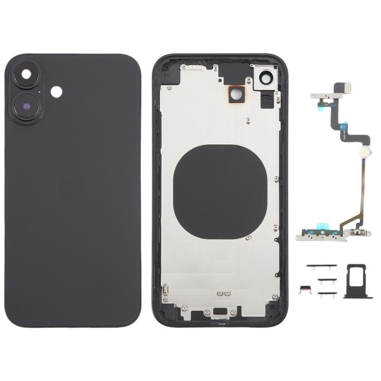 cover-posteriore-con-aspetto-imitazione-di-ip16-per-iphone-xr-black-pink-green-blue-white - immagine 1