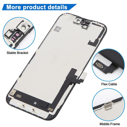 Schermo LCD JK incell per iPhone 16, For iPhone 16(incell)