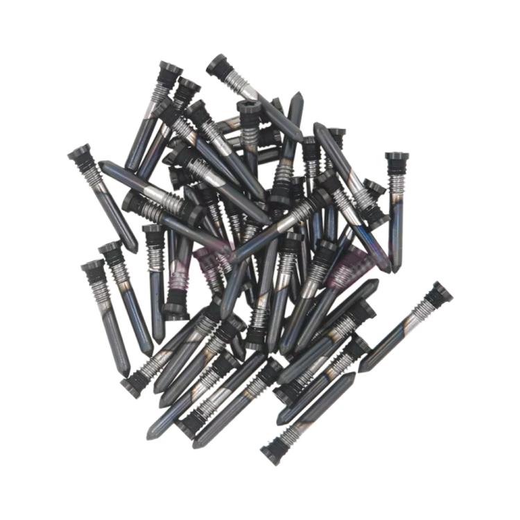 Per iPhone 15 Plus / 15 100 pezzi Viti per porta di ricarica, For iPhone 16 Plus / 16