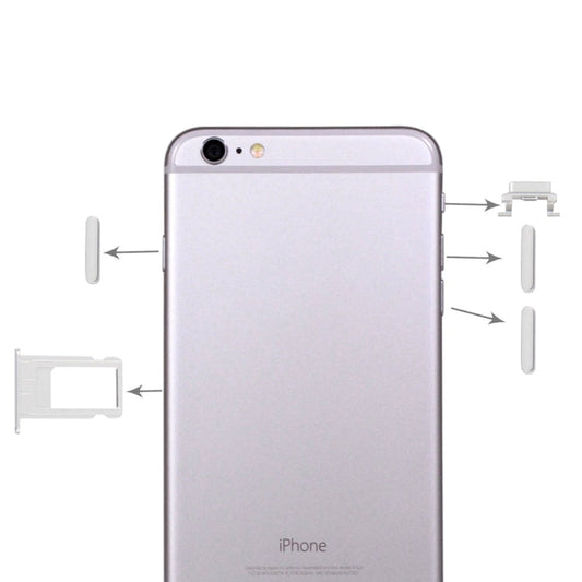 Kit 4 in 1 per iPhone 6 Plus: Vassoio SIM, Tasto Volume, Pulsante