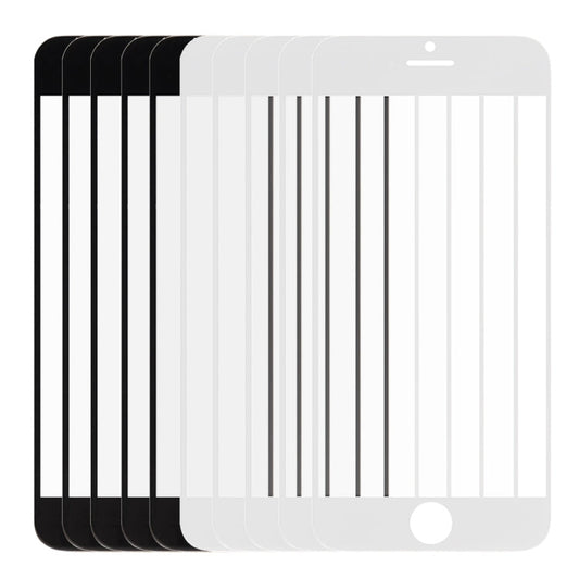 5 pezzi neri + 5 pezzi bianchi per iPhone 6 Plus. Lente in vetro esterna per schermo anteriore, For iPhone 6 Plus (10PCS) - Novalix Store