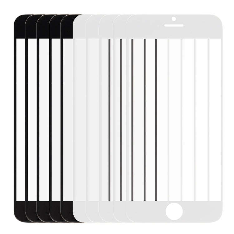 5 pezzi neri + 5 pezzi bianchi per iPhone 6 Plus. Lente in vetro esterna per schermo anteriore, For iPhone 6 Plus (10PCS) - Novalix Store