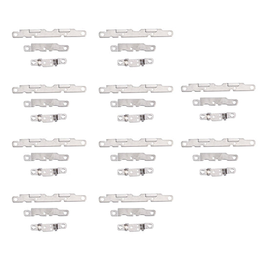 Set di 10 staffe di fissaggio per pulsante di accensione/tasto volume/tasto vibrazione per iPhone 6 Plus
