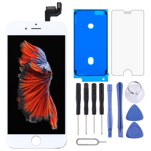Schermo LCD e digitalizzatore assemblato completo per iPhone 6S, i6S White, i6S Black