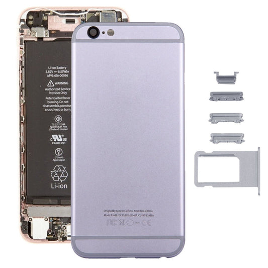 cover-completa-5-in-1-per-iphone-6s-posteriore-vassoio-scheda - immagine 1