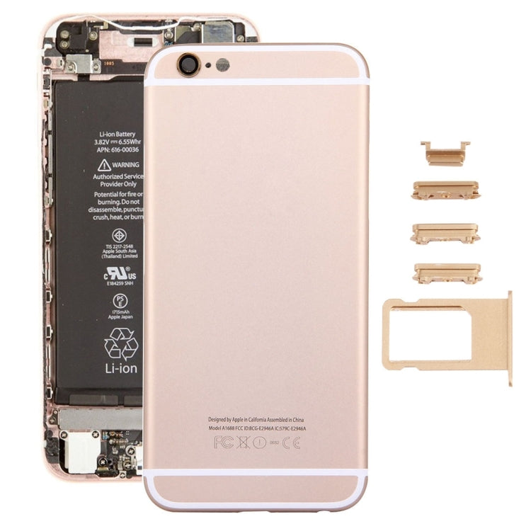 cover-completa-5-in-1-per-iphone-6s-posteriore-vassoio-scheda - immagine 7