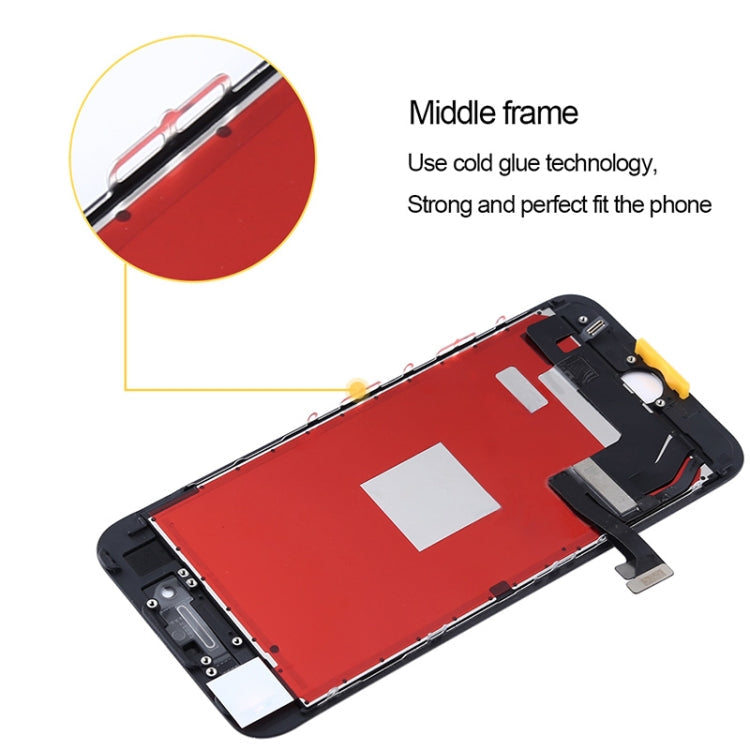 Schermo LCD e digitalizzatore completo per iPhone 7, i7 White, i7 Black