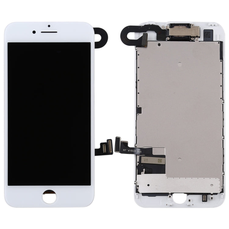 L'assemblaggio completo dello schermo LCD e del digitalizzatore include la fotocamera frontale per iPhone 7, i7 White with Camera, i7 Black with Camera
