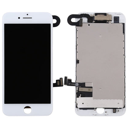 L'assemblaggio completo dello schermo LCD e del digitalizzatore include la fotocamera frontale per iPhone 7, i7 White with Camera, i7 Black with Camera