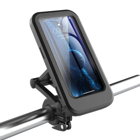 Staffa per telefono cellulare touch screen per borsa impermeabile per bicicletta per telefono inferiore a 7 pollici, Bicycle Touch Screen Bracket