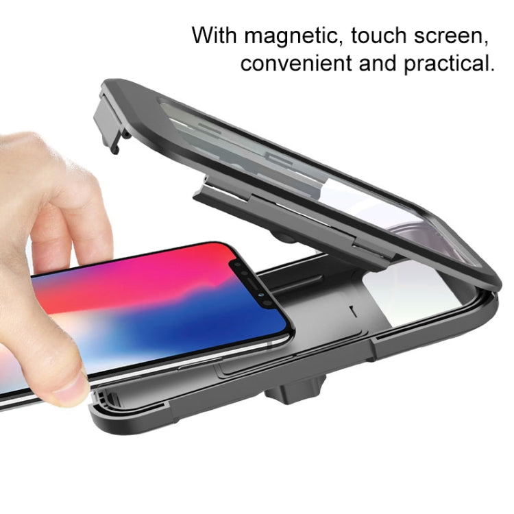 Staffa per telefono cellulare touch screen per borsa impermeabile per bicicletta per telefono inferiore a 7 pollici, Bicycle Touch Screen Bracket