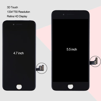 Schermo LCD e digitalizzatore assemblato completo per iPhone 7 Plus, i7 Plus White, i7 Plus Black