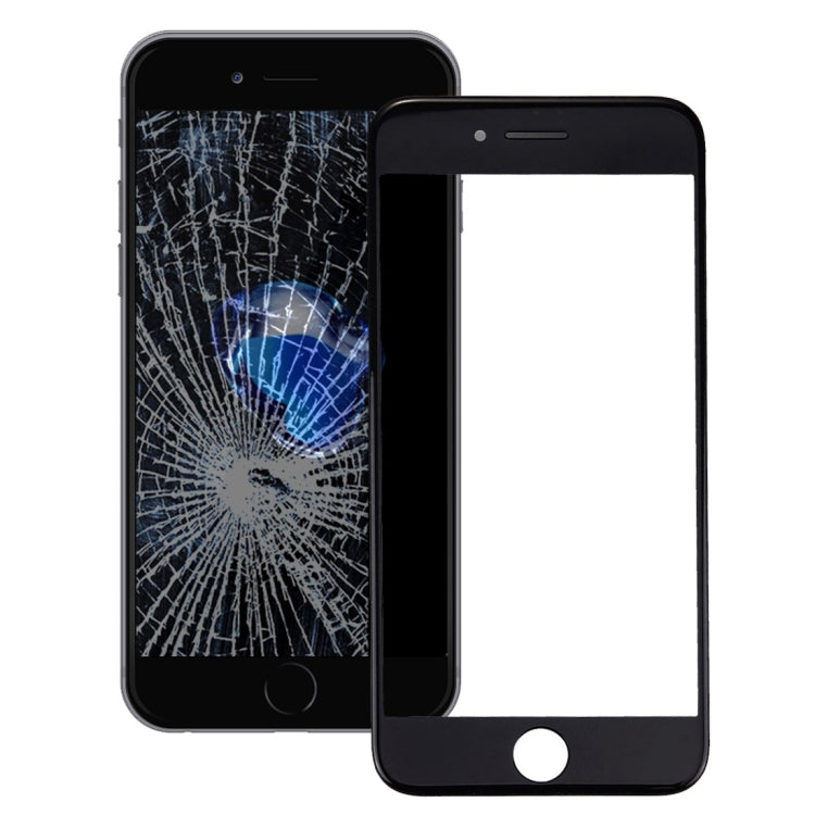 Lente in vetro esterna per schermo anteriore con cornice per schermo LCD anteriore per iPhone 7 Plus, For iPhone 7 Plus (Frame)