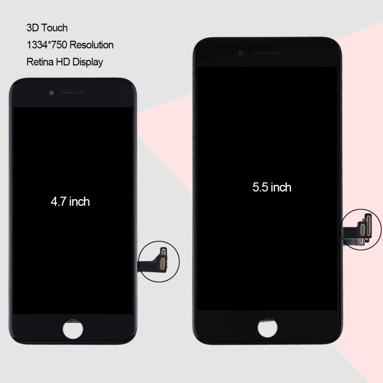 Schermo LCD e digitalizzatore assemblato completo per iPhone 8, i8 White, i8 Black