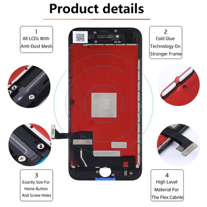 Schermo LCD e digitalizzatore assemblato completo per iPhone 8, i8 White, i8 Black