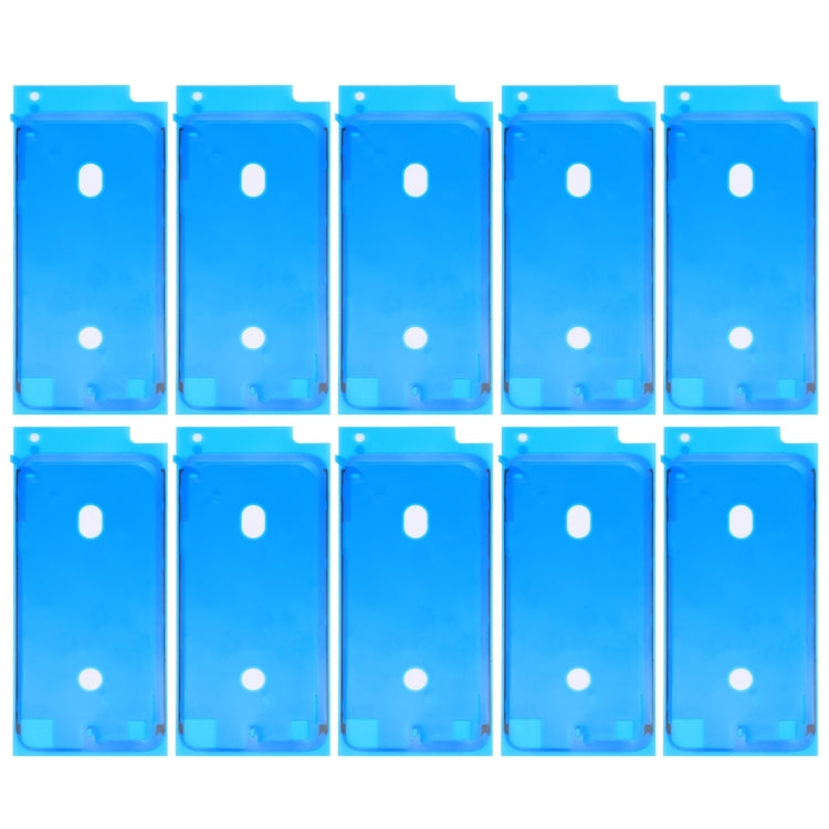 adesivi-impermeabili-per-cornice-lcd-iphone-8-10-pezzi-bianchi-e - immagine 1