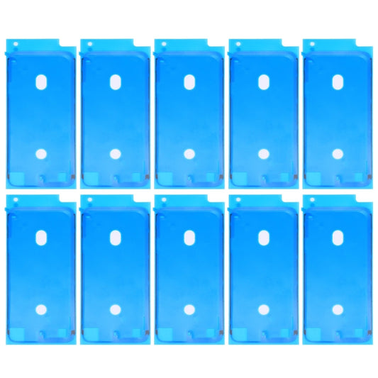 adesivi-impermeabili-per-cornice-lcd-iphone-8-10-pezzi-bianchi-e - immagine 1