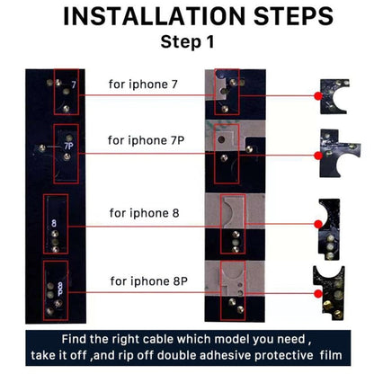 Pulsante Home (3°) con cavo flessibile (non supporta l'identificazione delle impronte digitali) per iPhone 8 Plus / 7 Plus / 8/7, 3rd for iPhone 8 Plus / 7 Plus / 8 / 7, 3rd For iPhone 8 Plus / 7 Plus / 8 / 7