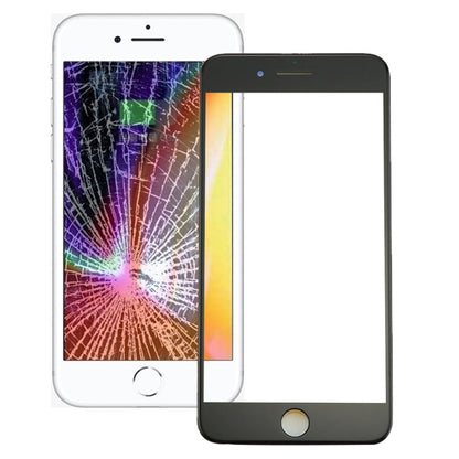 Lente esterna in vetro dello schermo anteriore con cornice della cornice dello schermo LCD anteriore e adesivo OCA otticamente trasparente per iPhone 8 Plus, For iPhone 8 Plus (Frame+OCA)