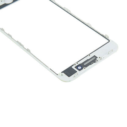Lente esterna in vetro dello schermo anteriore con cornice della cornice dello schermo LCD anteriore e adesivo OCA otticamente trasparente per iPhone 8 Plus, For iPhone 8 Plus (Frame+OCA)