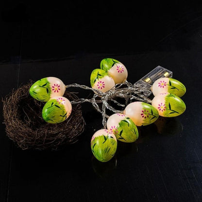 Lampadine LED Decorative a Forma di Uovo di Pasqua - 10 Pezzi per le