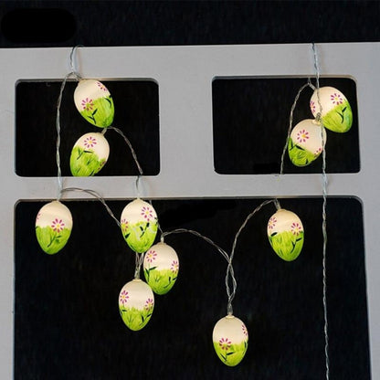 Lampadine LED Decorative a Forma di Uovo di Pasqua - 10 Pezzi per le