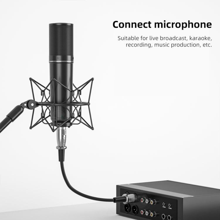 cavo-per-microfono-xlr-maschio-a-xlr-femmina-a-3-pin-da-1-m-length-1m - immagine 5