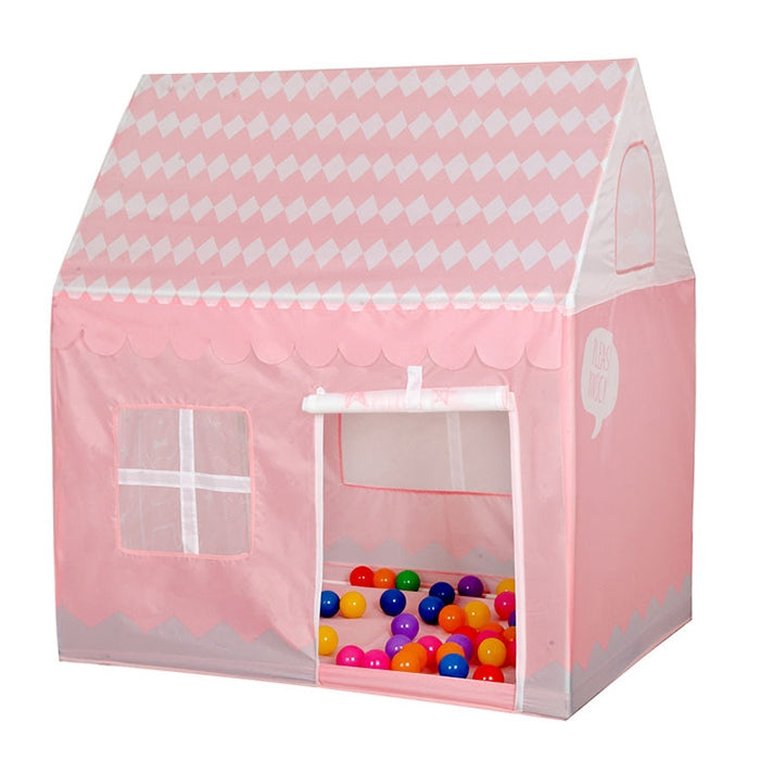 Tenda da gioco per la stampa dei bambini domestici Piccola casa da gioco, (Black White), (Pink), (Green), (Light Pink)