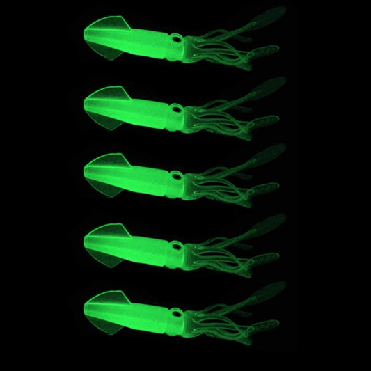 Esche Morbide HENGJIA per Pesca - 5 Pezzi di Calamari Bionici