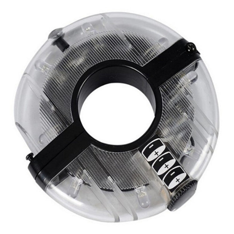 Lampada di avvertimento abbagliante per lampada a tamburo per fiori impermeabile con decorazione per bicicletta A108, dimensioni: 9,5 * 1,7 cm, A108 Warning Lamp