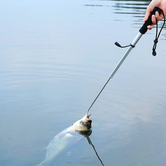 Gancio da pesca allungabile professionale 95 cm con corda –