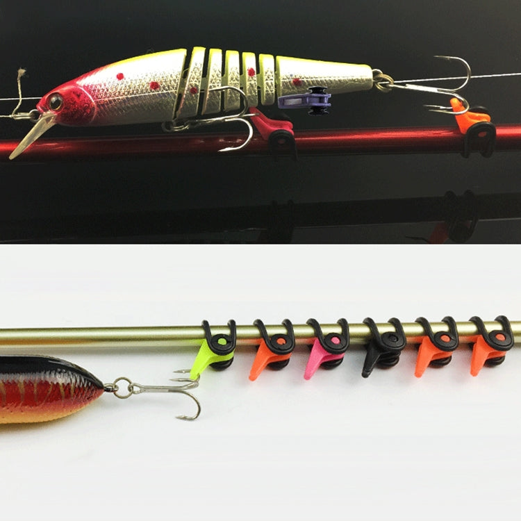 Set di 10 Accessori Multicolore in Plastica per Canna da Pesca -