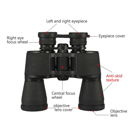 Potente telescopio binoculare con zoom ad alta definizione per esterni 20x50 per caccia/campeggio, 20X50