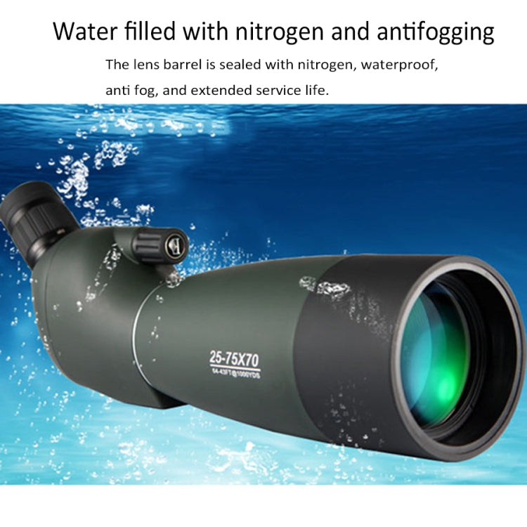 Telescopio astronomico monoculare con zoom per esterni ad alta definizione professionale Maifeng 25-75x70, 75x70