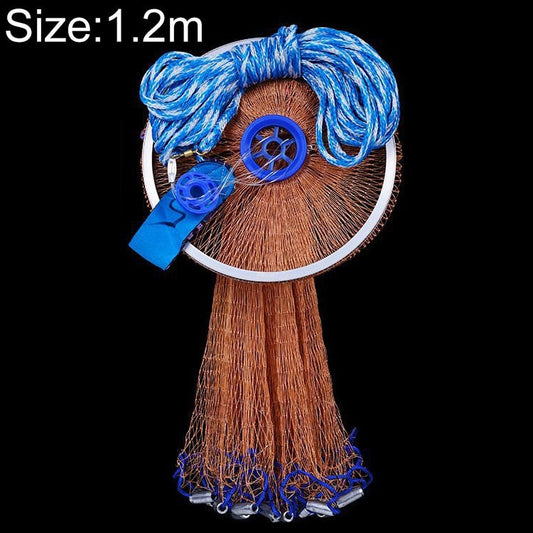 attrezzatura-da-pesca-a-rete-da-pesca-americana-facile-da-lanciare-1-2m-tire-cords-1-2m-monofilament-1-5m-tire-cords-1-5m-monofilament - immagine 1