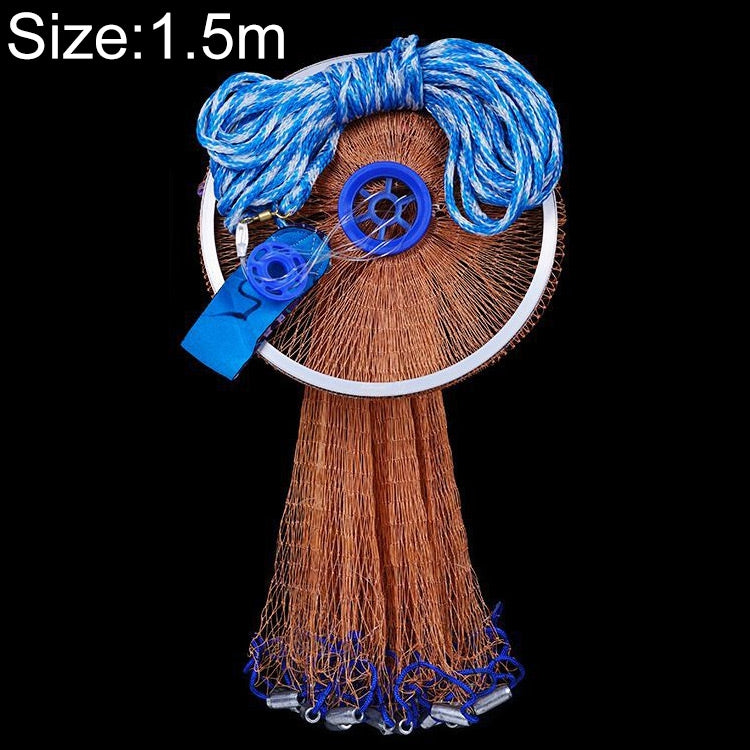 attrezzatura-da-pesca-a-rete-da-pesca-americana-facile-da-lanciare-1-2m-tire-cords-1-2m-monofilament-1-5m-tire-cords-1-5m-monofilament - immagine 9