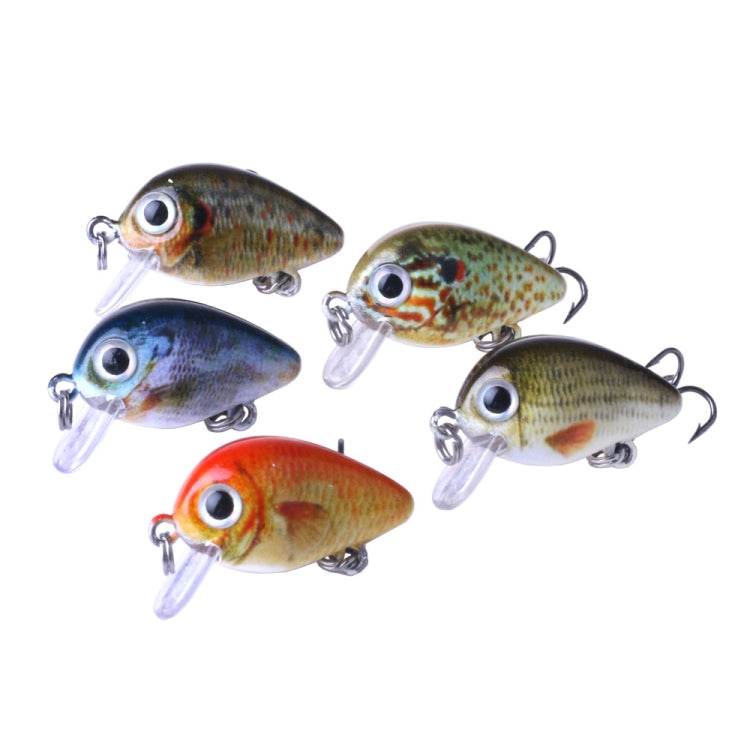 Kit di 5 esche bioniche HENGJIA da 2,7 cm e 1,5 g per pesca su roccia