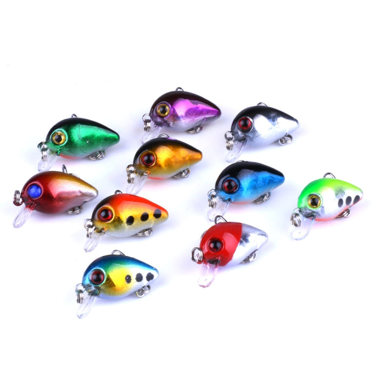 HENGJIA Kit di 10 Esche da Pesca Bioniche da 3 cm con Scatola in