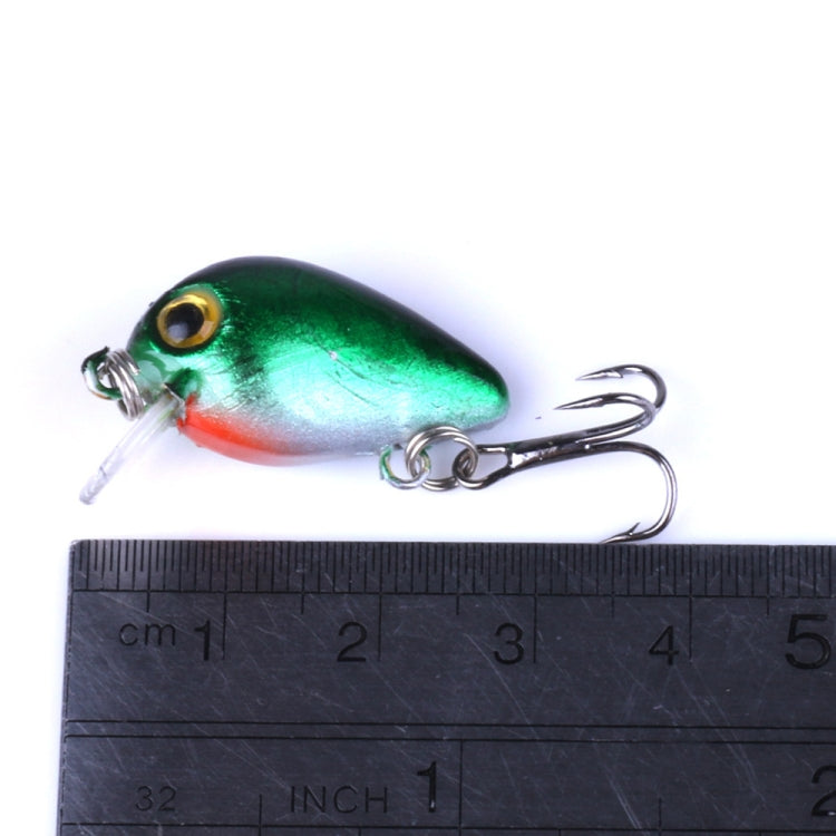 HENGJIA Kit di 10 Esche da Pesca Bioniche da 3 cm con Scatola in
