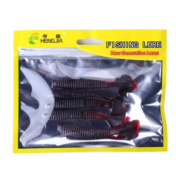 HENGJIA SO0215P 5 PZ 7,5 cm/5,5 g Coda a vite Esche artificiali per pesca morbida, SO0215P