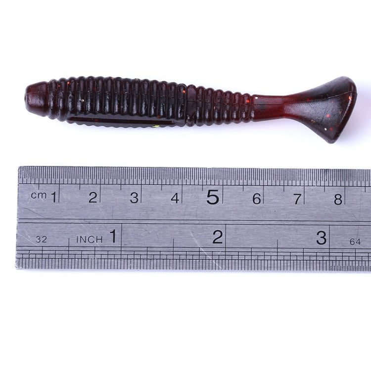 HENGJIA SO0215P 5 PZ 7,5 cm/5,5 g Coda a vite Esche artificiali per pesca morbida, SO0215P