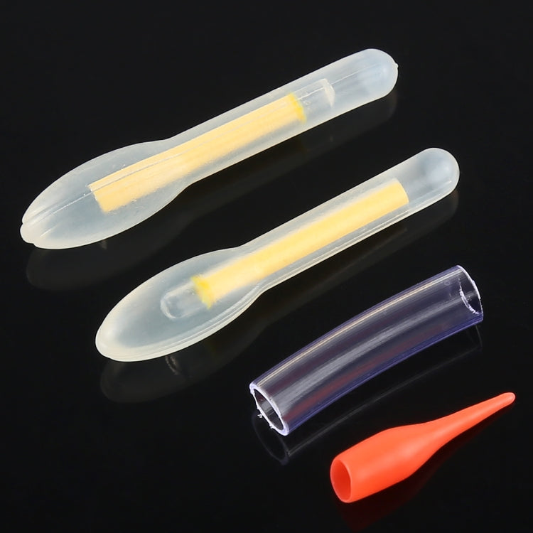 bastone-luminoso-da-pesca-notturno-galleggiante-a-forma-di-bulbo-ocean-sun-da-10-pezzi-visibilita-50-m-dimensioni-45-x-37-mm-bulb-shape-visibility-50m - immagine 2