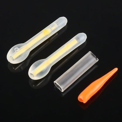 bastone-luminoso-da-pesca-notturno-galleggiante-a-forma-di-lampadina-da-10-pezzi-visibilita-30-m-dimensioni-30-x-25-mm-bulb-shape-visibility-30m - immagine 2