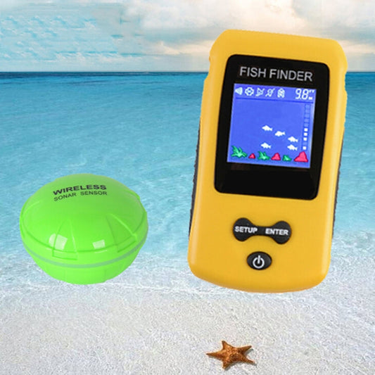 Ecoscandaglio Wireless Portatile TL86 con Schermo a Colori per Pesca