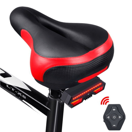 Fanale Posteriore per Bicicletta Impermeabile IPX4 con Telecomando -