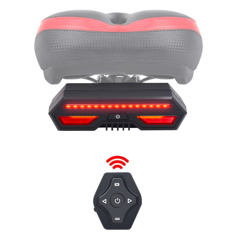 Fanale Posteriore per Bicicletta Impermeabile IPX4 con Telecomando -