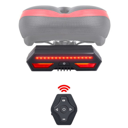 Fanale Posteriore per Bicicletta Impermeabile IPX4 con Telecomando -