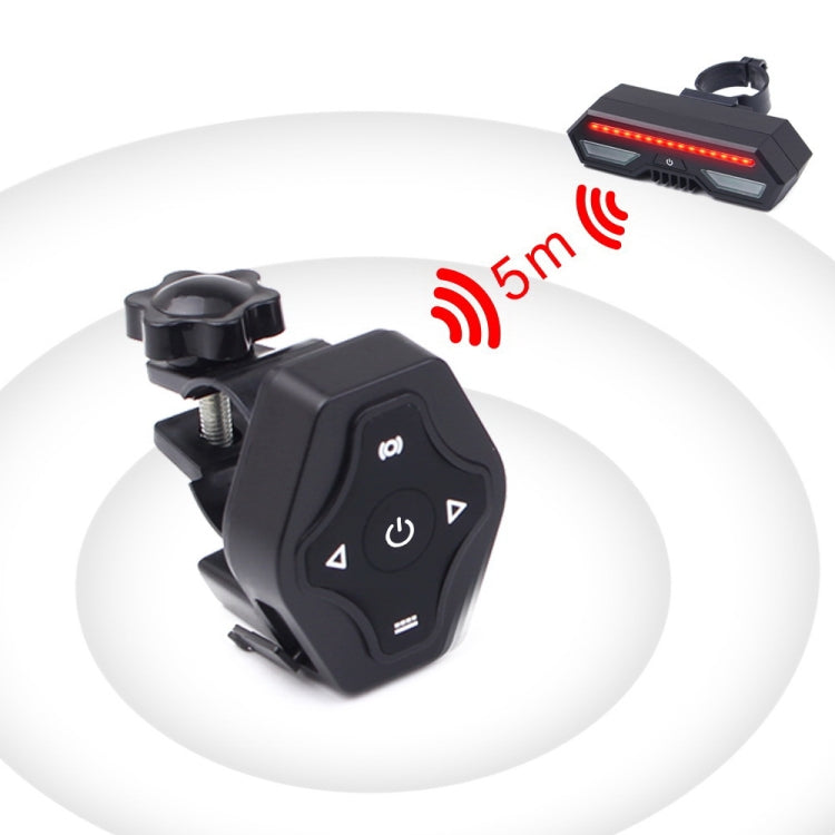 Fanale Posteriore per Bicicletta Impermeabile IPX4 con Telecomando -